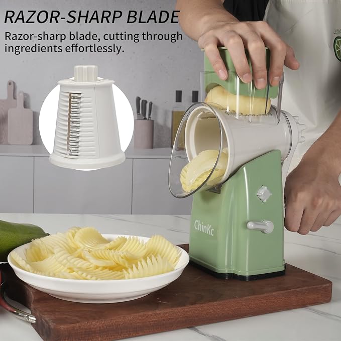 Upgrade Rotary Cheese Grater Shredder - Image 7