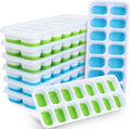 Silicone Ice Cube Tray, 8 Pack Easy-Release & Flexible 14-Ice Cube Trays by Jrisbo