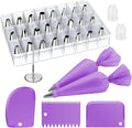Kootek 32-Piece Piping Bags and Tips Set by Kootek
