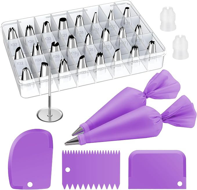Kootek 32-Piece Piping Bags and Tips Set by Kootek
