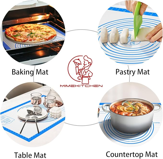 Non Stick Silicone Pastry Mat, Macaron Silicone Baking Mat - Image 5