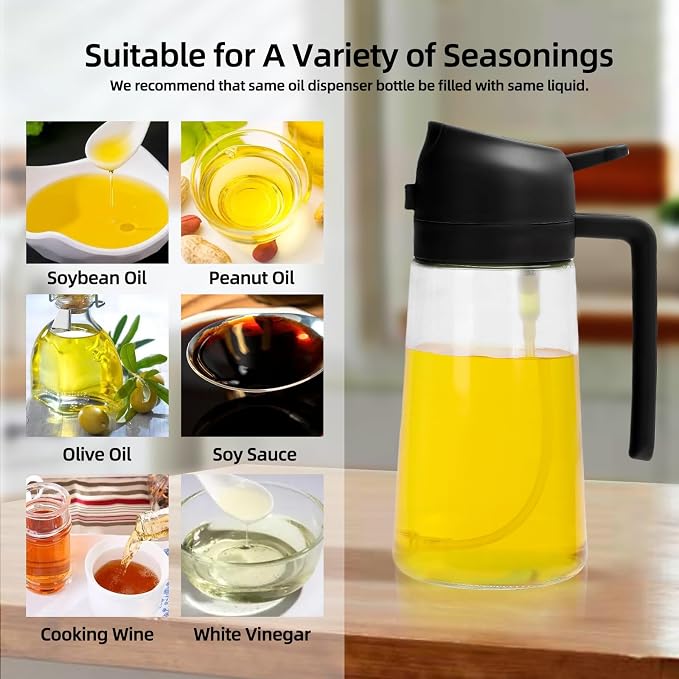 Aovdy 16oz/470ml Glass Olive Oil Sprayer - Image 6