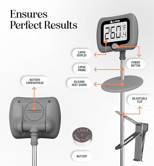Digital Candy Thermometer with Pot Clip, Instant Read Kitchen Thermometer - Image 9