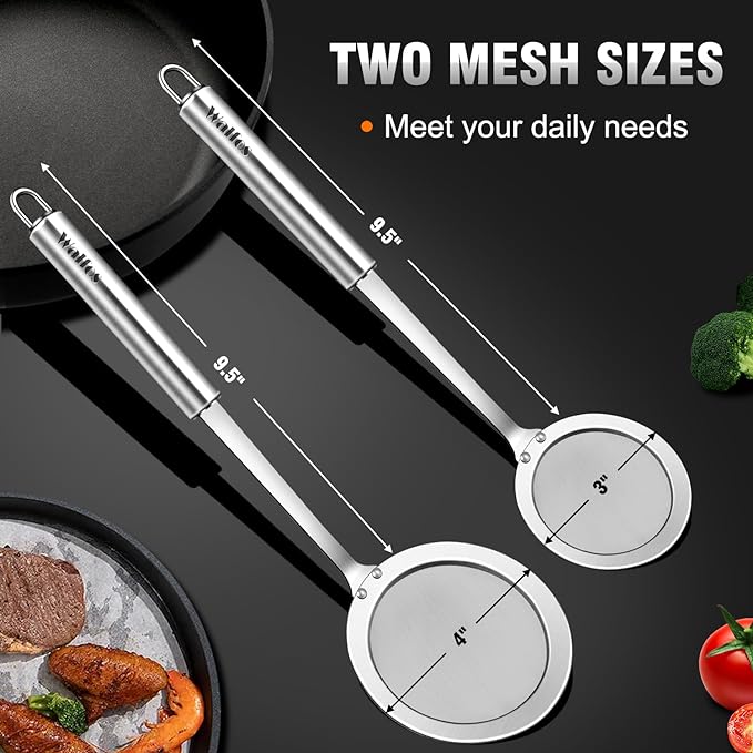 Walfos Fat Skimmer Spoon, 304 Stainless Steel Fat skimmer - Image 6