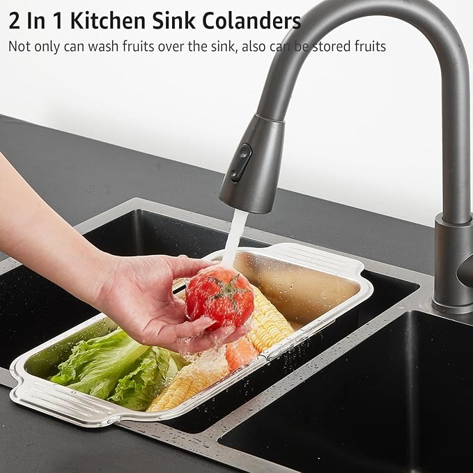 pollock 4 In 1 Collapsible Sink Colander - Image 3