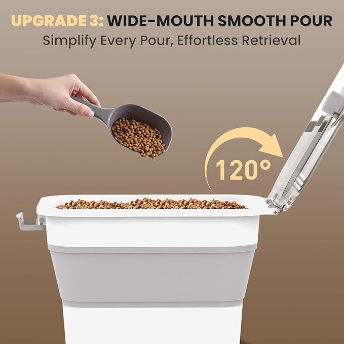 20-23 Lbs Dog Food Storage Container, Collapsible Dog Food Container - Image 6