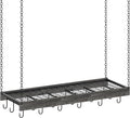 CHOEZON Hanging Pot Rack, 35.4" L x 13" W Ceiling Pot Hanger, Industrial Style by Choezon