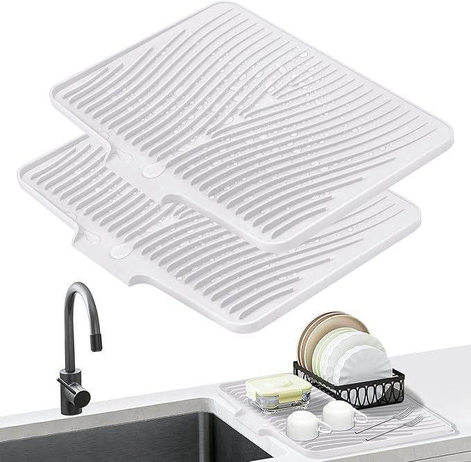 TIKNIK Silicone Dish Drying Mat, Stone Drying Mat by TIKNIKHomeOutdoor