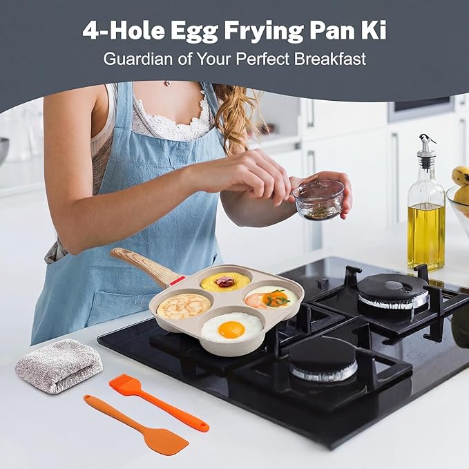 4‑Cup Nonstick Egg Pan Set - Image 7