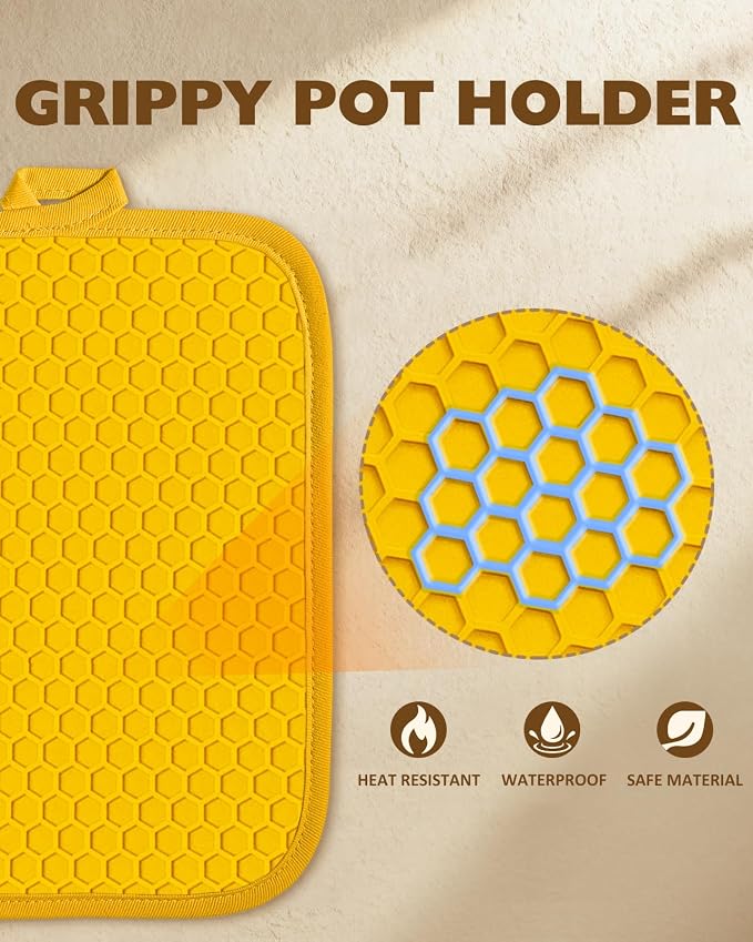 Slohif Silcone Chicken Pot Holders - Image 3