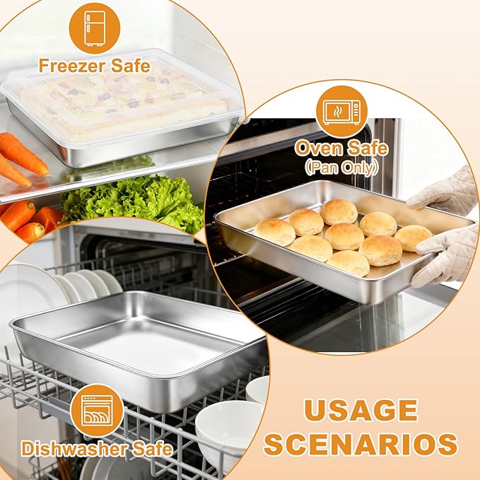 Stainless Steel Baking Pan - Image 4