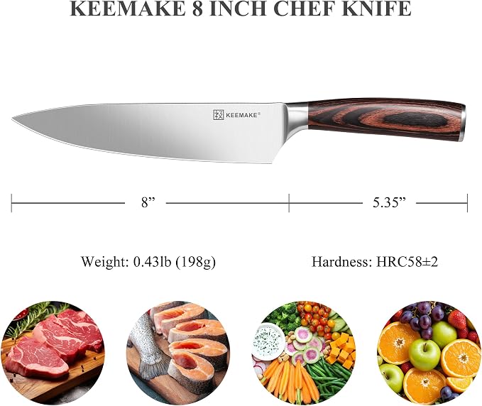 KEEMAKE Chef Knife 8 inch - Image 2