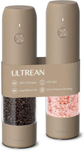 Ultrean Pepper Grinder, Rechargeable Salt and Pepper Grinder Set by Ultrean
