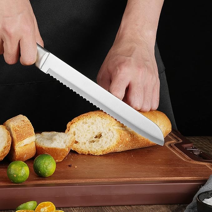 Pink Kitchen Knife Set, 9-Piece - Image 2
