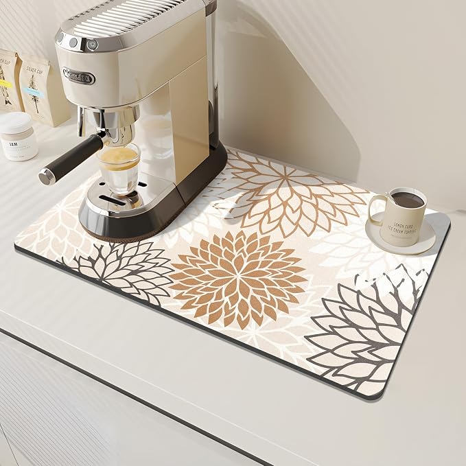 Findosom 2PCS 12" x 20" Dish Drying Mat & 24" x 5.5" Sink Splash Guard - Image 5