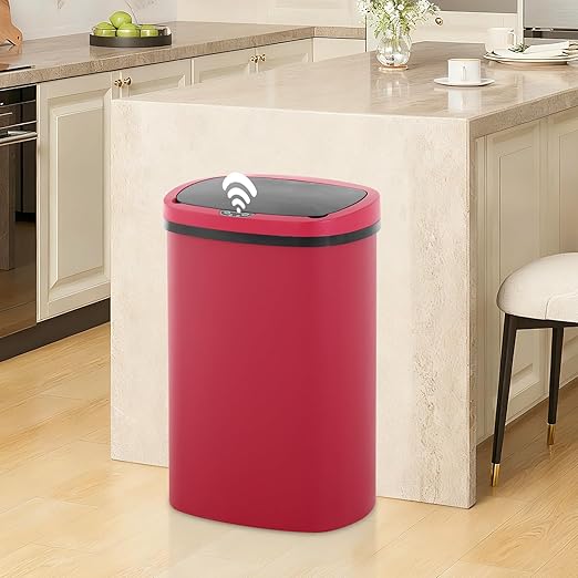 13 Gallon Trash Can | 50L Sensor Automatic Kitchen Trash Can by Home