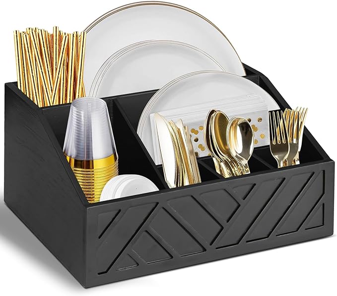 Ukonvi Paper Plate Dispenser, Paper Plate Holder by Ukonvi