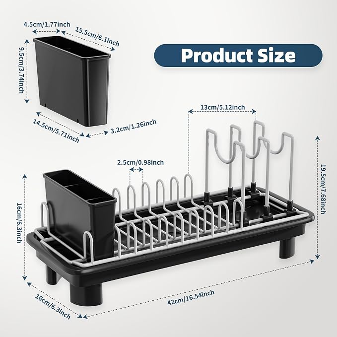 SanDream Small Dish Drying Rack - Image 7