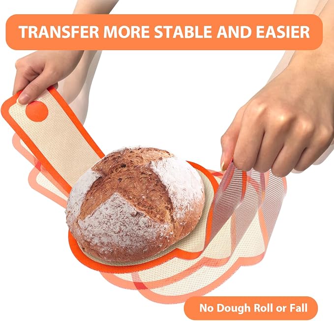 Silicone Bread Sling Oval and Round, Sourdough Tools & Dutch Oven Accessories - Image 4