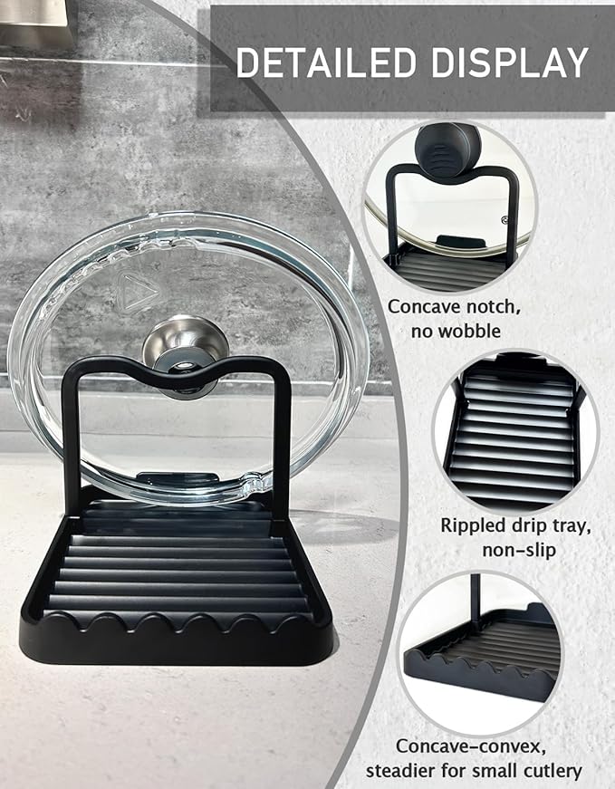 Anti-Rust Metal Spoon Rest - Image 4