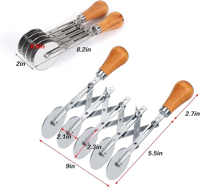 Juome 5 Wheel Pastry Cutter - Image 5
