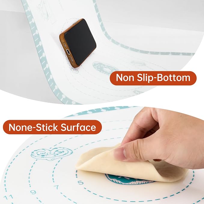 Non Stick Silicone Pastry Mat - Image 7