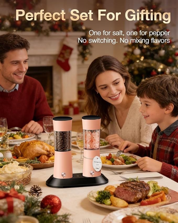 Gravity Electric Salt and Pepper Grinder Set - Image 7