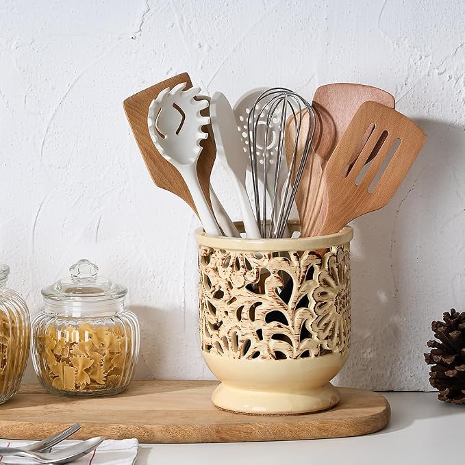 Farmhouse Kitchen Utensil Holder - Image 2