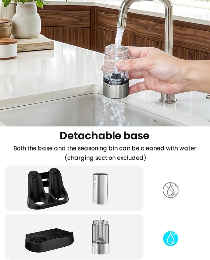 Electric Salt and Pepper Grinder Set - Image 5