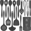 AOTHOD Silicone Cooking Utensils Set by Safeandsuitableforuse