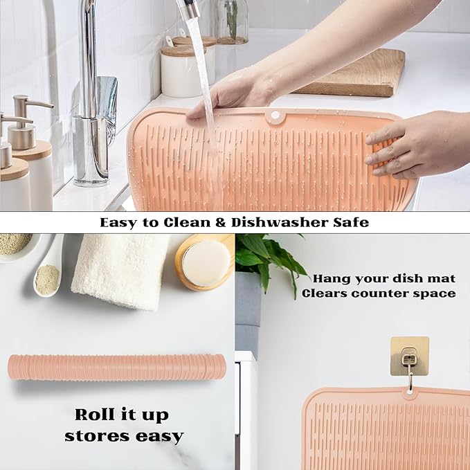 ZLR Large Silicone Dish Drying Mat - Image 4