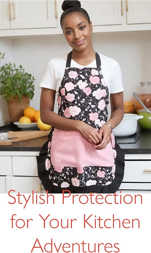 Lovely Flower Pattern Retro Aprons - Image 5