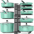 ORDORA Pots and Pans Organizer under Cabinet, 8 Tier Pot Organizers Rack by ORDORA