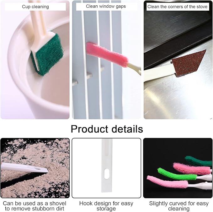Crevice Cleaning Brushes Tool kit Small Cleaning Brush - Image 5