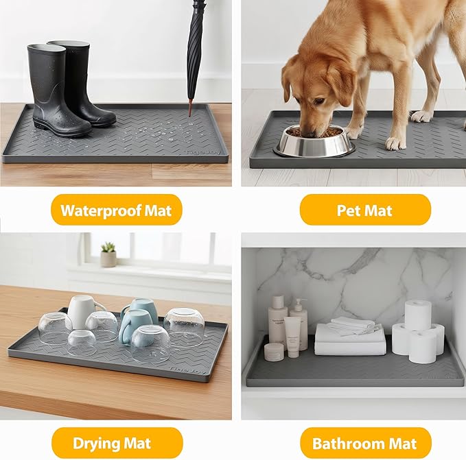 TigeJoy 31" x 22" Under Sink Mats - Image 7