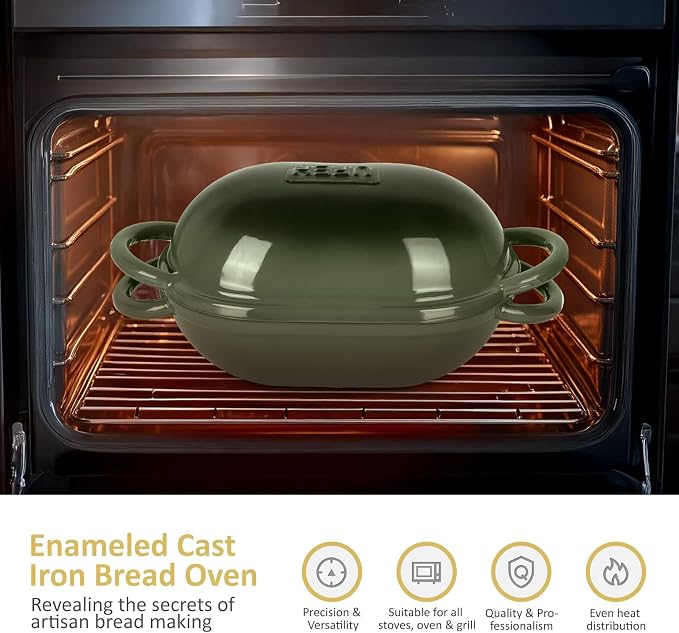 Dutch Oven for Bread Baking – Premium Cast Iron Pot - Image 4