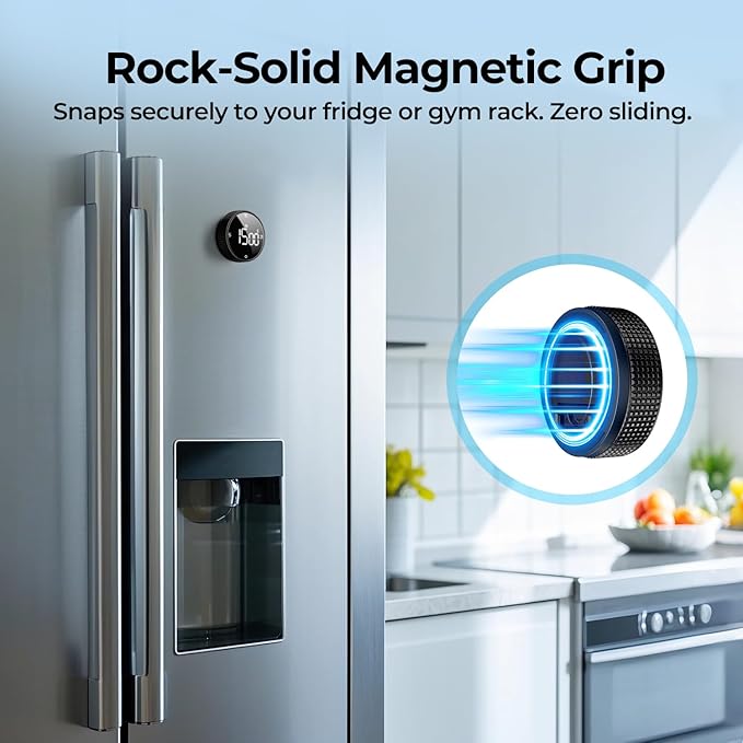 Rechargeable Magnetic Kitchen Timer - Image 3