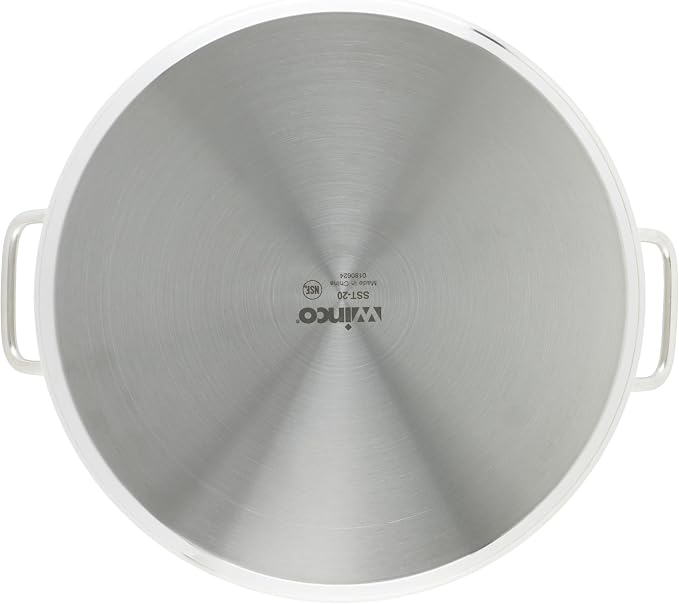 Winware Stainless 20-Quart Steel Stock Pot - Image 5