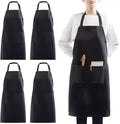 4 Pack Adjustable Apron, Machine Washable Apron Perfact by loteaf