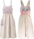 Uaussi Cotton Linen Apron Cross Back Work Apron by Uaussi