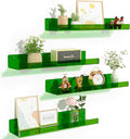 upsimples Acrylic Shelves for Wall Decor, Living Room, Floating Bookshelves for by upsimples