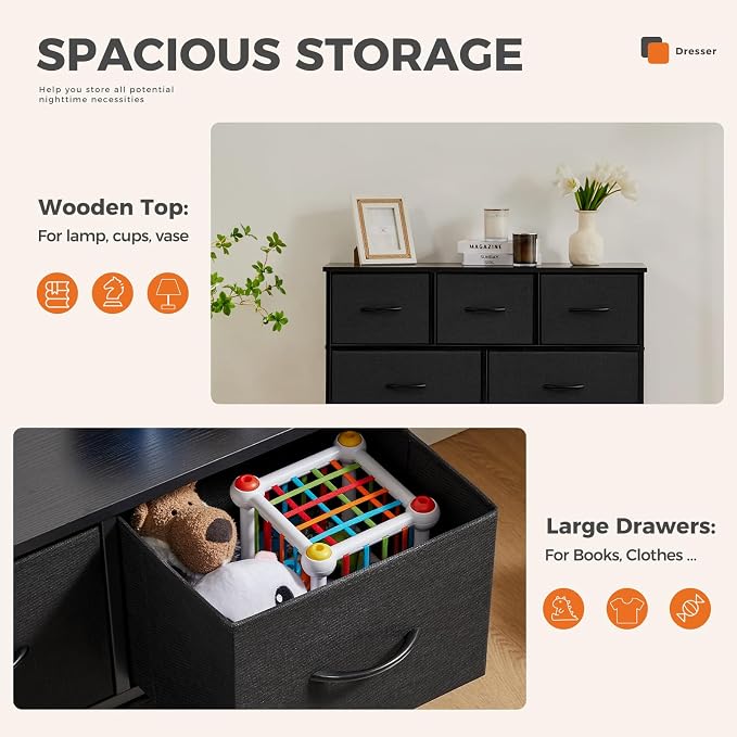 Sweetcrispy Dresser for Bedroom - Image 4
