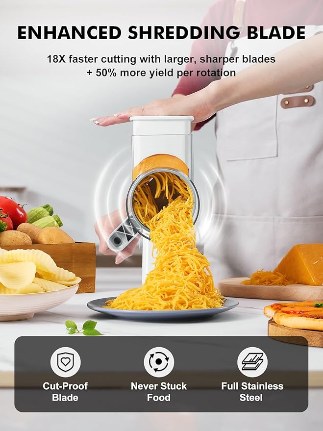 GDL Rotary Cheese Grater Hand Crank - Image 4