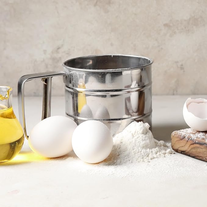 Flour Sifter, Stainless Steel Sifter - Image 4
