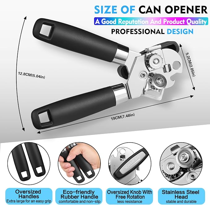 Can Opener Manual Heavy Duty Multifunctional - Image 2