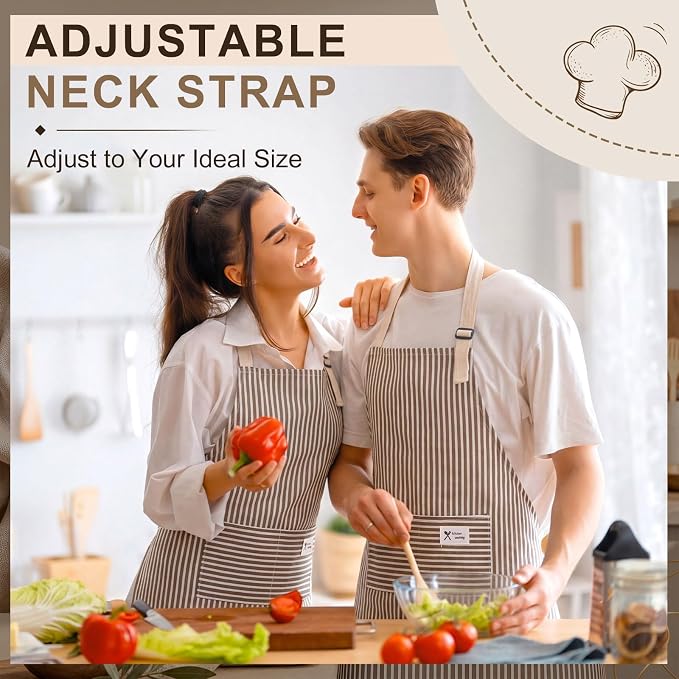 Janmercy 24 Pcs Aprons for Women Men - Image 4