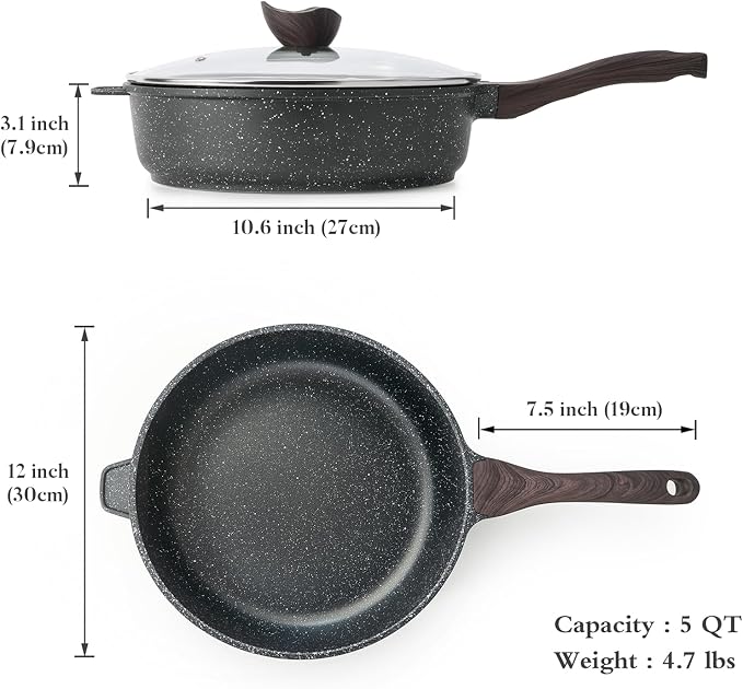 Kordisen Nonstick Deep Frying Pan - Image 6
