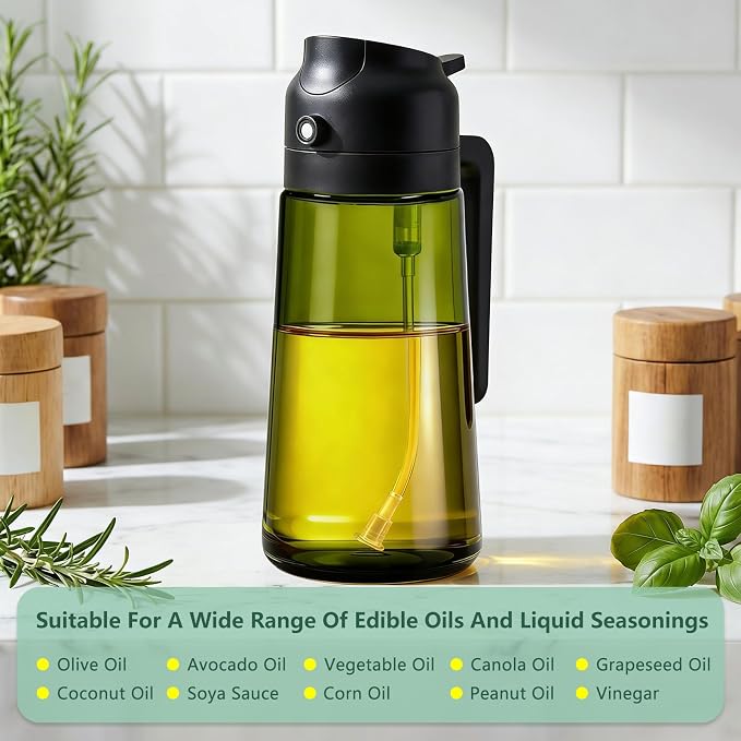 Olive Oil Sprayer & Dispenser Bottle - Image 7