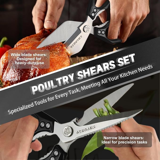 Dream Reach Japanese Kitchen Scissors Set - Image 2