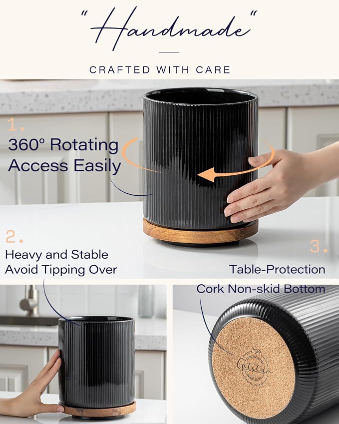 getstar Extra Large Rotating Utensil Holder - Image 3